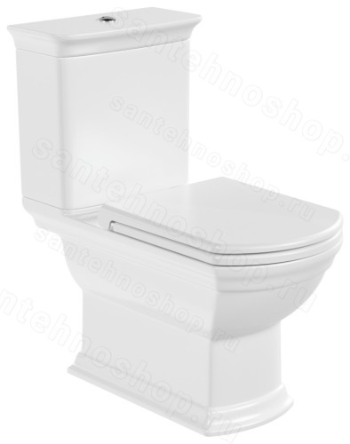Унитаз-компакт VitrA Serenada 9722B003-7203, белый с сиденьем и бачком