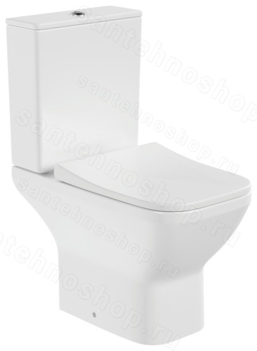 Унитаз-компакт VitrA Integra 9833B003-7205, белый с сиденьем и бачком