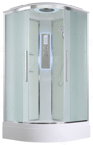 Душевая кабина AvaCan EM3080LED 80x80 с гидромассажем 80x80 с гидромассажем