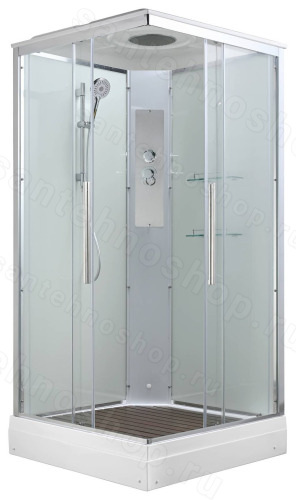 Душевая кабина AvaCan K2010 100x100 с прозрачным стеклом 100x100 с прозрачным стеклом