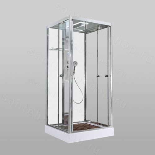 Душевая кабина AvaCan Z1910LEDMT 100x100 с гидромассажем 100x100 с гидромассажем