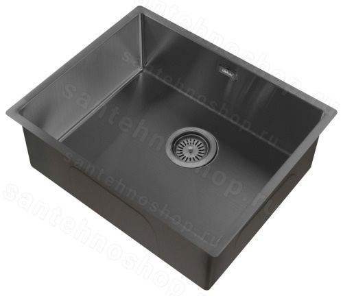 Кухонная мойка Abber Wasser kreis AF2196GM 54x44 стальная, оружейная сталь