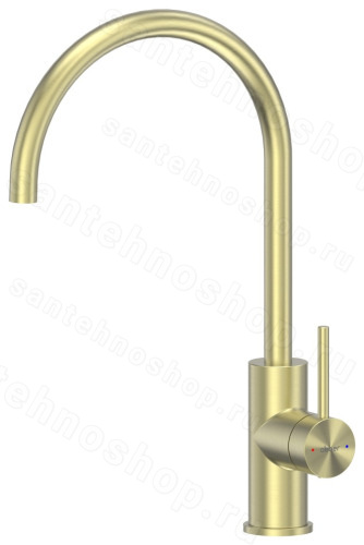 Смеситель для кухни Abber Wasser kreis 316 AF8114BG, золото брашированное