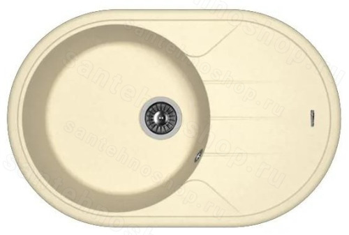 Кухонная мойка Florentina Лацио 20.295.C0780.202 78x51 из кварцевого композита, шампань
