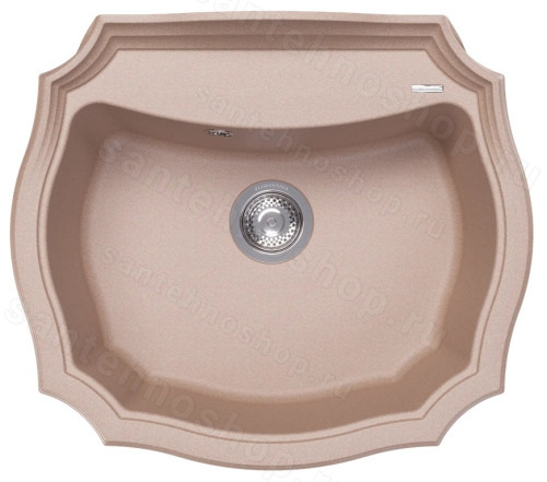 Кухонная мойка Florentina Эмилия 20.355.D0640.107 64x55 из кварцевого композита, песочный