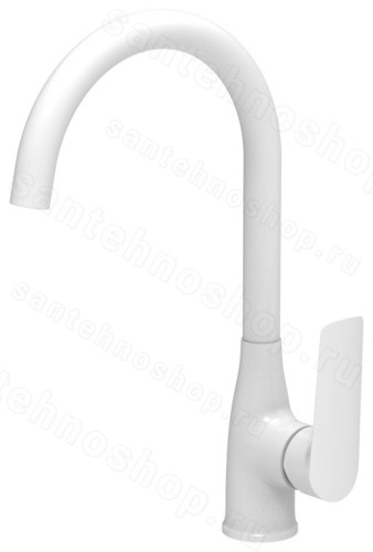 Смеситель для кухни ESKO Lagos white LG519W, белый