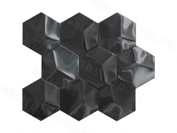 Плитка L´Antic Colonial Mosaics Metal Acero Hexagon L241710111