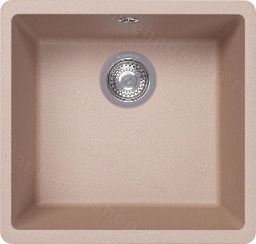 Кухонная мойка Florentina Вега 22.315.C0400.107 44x42 из кварцевого композита, песочный