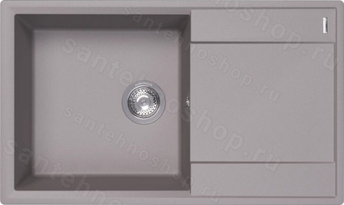 Кухонная мойка Florentina Консул 23.020.D0840.305 84x50 из кварцевого композита, грей