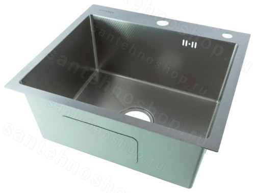 Кухонная мойка Fmark FSC5045L 50x45 стальная, сатин 50x45 стальная, сатин