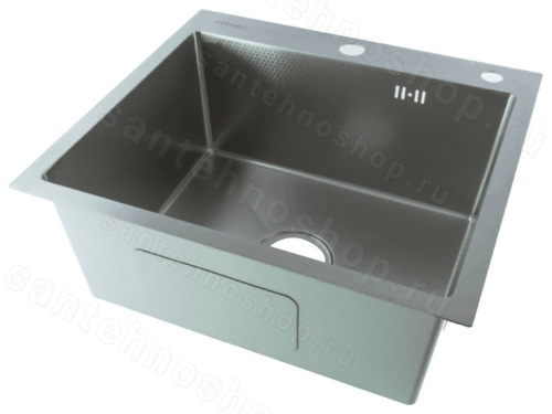 Кухонная мойка Fmark FSC5050L 50x50 стальная, сатин 50x50 стальная, сатин