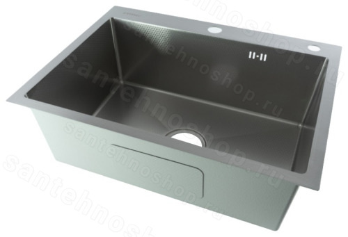 Кухонная мойка Fmark FSC6050L 60x50 стальная, сатин 60x50 стальная, сатин
