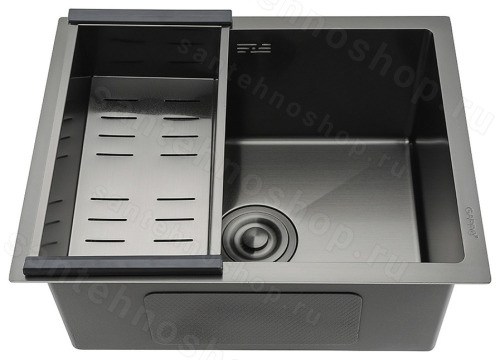Кухонная мойка GAPPO GS5040-6 50x40 стальная, оружейная сталь 50x40 стальная, оружейная сталь