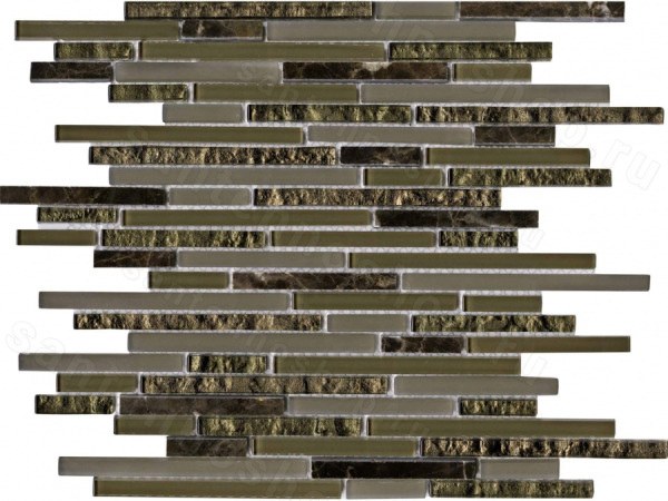 Мозаика L´Antic Colonial Mosaics Eternity Mini Strip Emperador