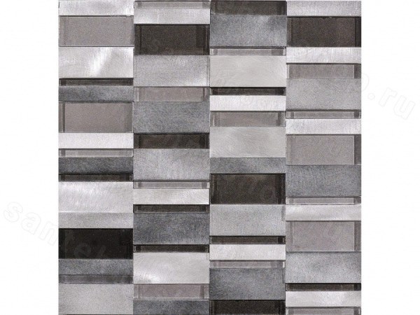 Мозаика L´Antic Colonial Mosaics Fusion 3D Steel Mix