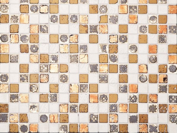 Мозаика L´Antic Colonial Mosaics Imperia Limestone Gold