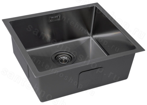 Кухонная мойка Grandex Aqua Proline 55 3002063 55x45 стальная, графит