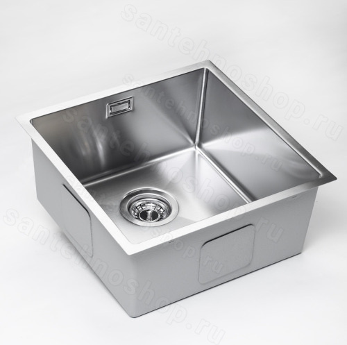 Кухонная мойка Grandex Aqua Proline 44 303413 44x44 стальная, сатин