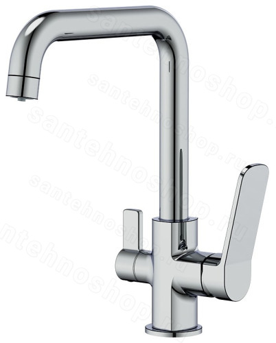 Смеситель для кухни FRAP H61/h62 F4361 с подключением фильтра, хром