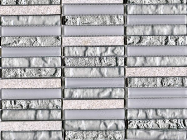 Мозаика L´Antic Colonial Mosaics Tecno Linear  Silver White