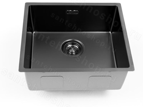 Кухонная мойка Grandex Aqua 5010863 49x44 стальная, графит 49x44 стальная, графит