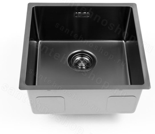 Кухонная мойка Grandex Aqua 5011353 44x44 стальная, графит 44x44 стальная, графит