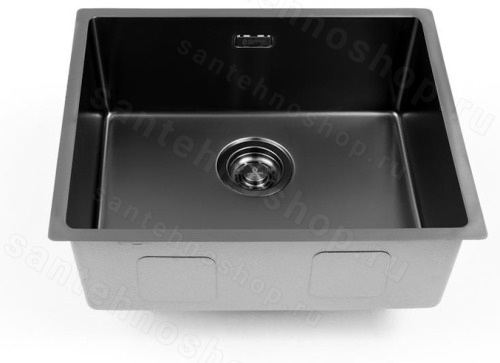 Кухонная мойка Grandex Aqua 5011363 54x44 стальная, графит 54x44 стальная, графит