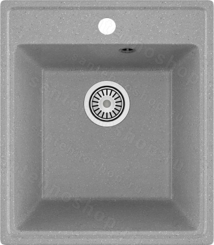 Кухонная мойка Maretti Китчен 425 KT425-GR 43x49 из искусственного камня, серый