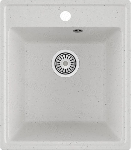 Кухонная мойка Maretti Китчен 425 KT425-WH 43x49 из искусственного камня, белый