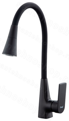 Смеситель для кухни FRAP H71 F4471-6 с гибким изливом, черный