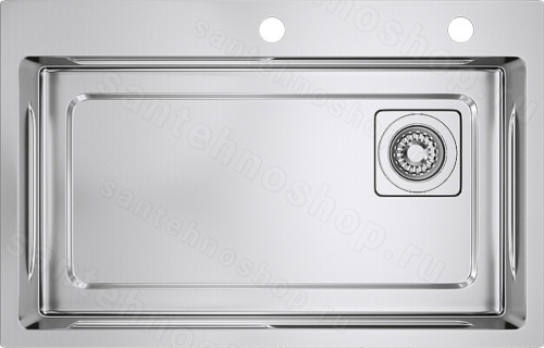 Кухонная мойка Raglo R702 R702.7246.05 72x46 стальная, сатин