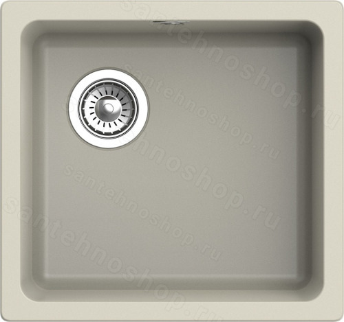 Кухонная мойка Rivelato BK-45 topazio 49x46 из кварцевого композита, топаз 49x46 из кварцевого композита, топаз
