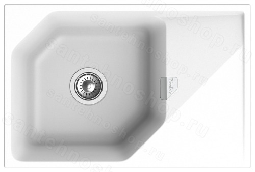 Кухонная мойка Rivelato LS-75 brina 75x50 из кварцевого композита, иней 75x50 из кварцевого композита, иней