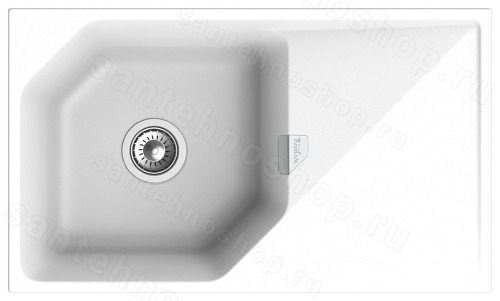 Кухонная мойка Rivelato LS-85 brina 85x50 из кварцевого композита, иней 85x50 из кварцевого композита, иней