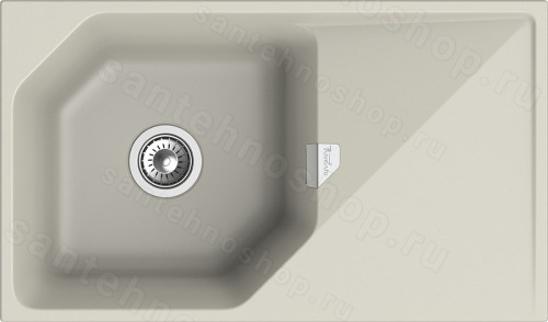 Кухонная мойка Rivelato LS-85 topazio 85x50 из кварцевого композита, топаз 85x50 из кварцевого композита, топаз