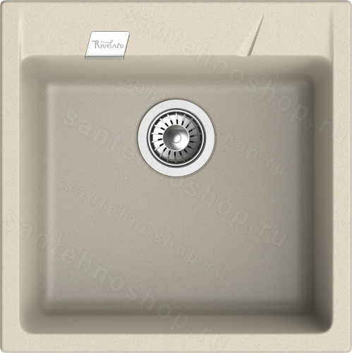 Кухонная мойка Rivelato RM-50 beige scuro 50x51 из кварцевого композита, темно-бежевый 50x51 из кварцевого композита, темно-бежевый