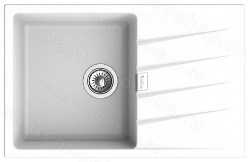 Кухонная мойка Rivelato RM-78 brina 78x50 из кварцевого композита, иней 78x50 из кварцевого композита, иней