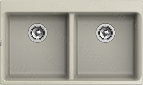Кухонная мойка Rivelato X-90-2D topazio 87x52 из кварцевого композита, топаз 87x52 из кварцевого композита, топаз
