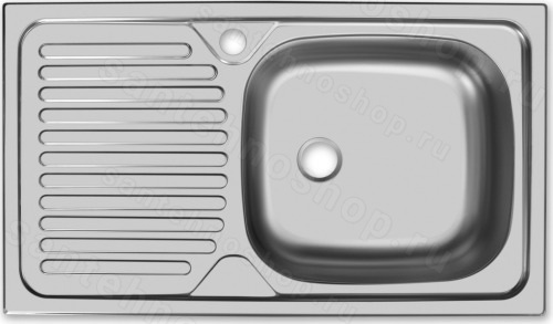 Кухонная мойка UKINOX Классика CLM760.435 ---5K 1R 76x44 стальная, матовая сталь