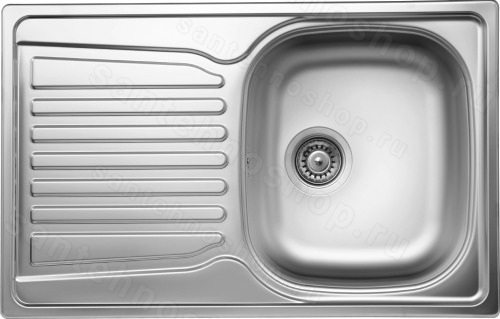 Кухонная мойка UKINOX Комфорт COP780.490 -GT8K 1R 78x49 стальная, хром