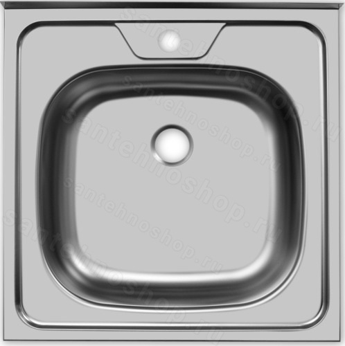 Кухонная мойка UKINOX Eco Eco 500.500 50x50 стальная, матовая сталь