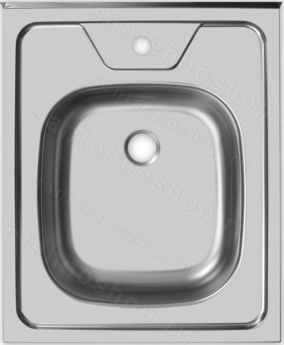 Кухонная мойка UKINOX Eco Eco 500.600 50x60 стальная, матовая сталь