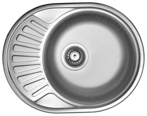 Кухонная мойка UKINOX Фаворит FAL570.450 -GT8K 1R 57x45 стальная, стальной