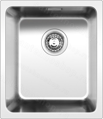 Кухонная мойка UKINOX Лофт LOB340.400 -GT10P 34x40 стальная, брашированная сталь