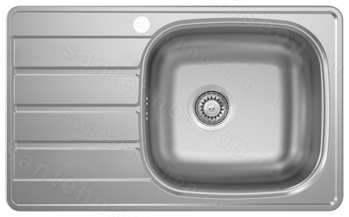 Кухонная мойка UKINOX Спектр SPM788.480 -GT6K 1R 79x48 стальная, матовая сталь