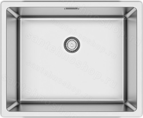Кухонная мойка UKINOX Techno TEB500.400 -GT10P 50x40 стальная, брашированная сталь