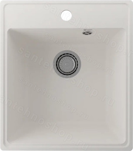 Кухонная мойка Ulgran Quartz forte Forte 425-01 43x49 из кварцевого композита, белый
