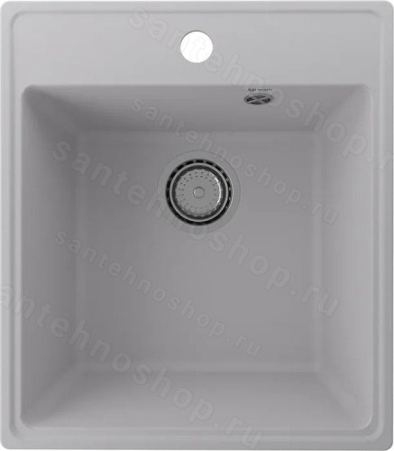 Кухонная мойка Ulgran Quartz forte Forte 425-04 43x49 из кварцевого композита, белый