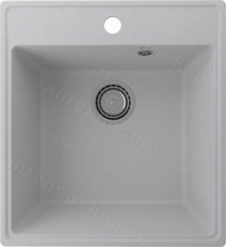 Кухонная мойка Ulgran Quartz forte Forte 460-04 46x50 из кварцевого композита, белый