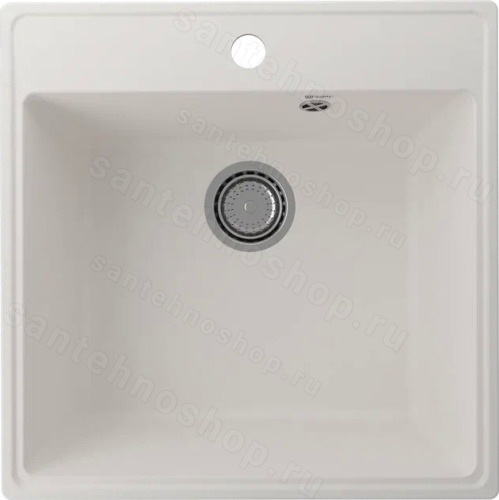 Кухонная мойка Ulgran Quartz forte Forte 505-01 51x51 из кварцевого композита, белый